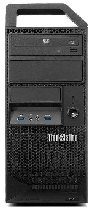 Lenovo ThinkStation E32 Intel® Xeon® E3 V3 Family E3-1220V3 4 GB DDR3-SDRAM 1 TB HDD Windows 7 Professional Mini Tower Workstation Black