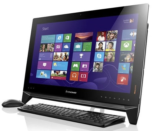 Lenovo IdeaCentre B550 Intel® Core™ i5 i5-4440 58.4 cm (23") 1920 x 1080 pixels Touchscreen All-in-One PC 6 GB DDR3-SDRAM 1 TB HDD Windows 8 Black