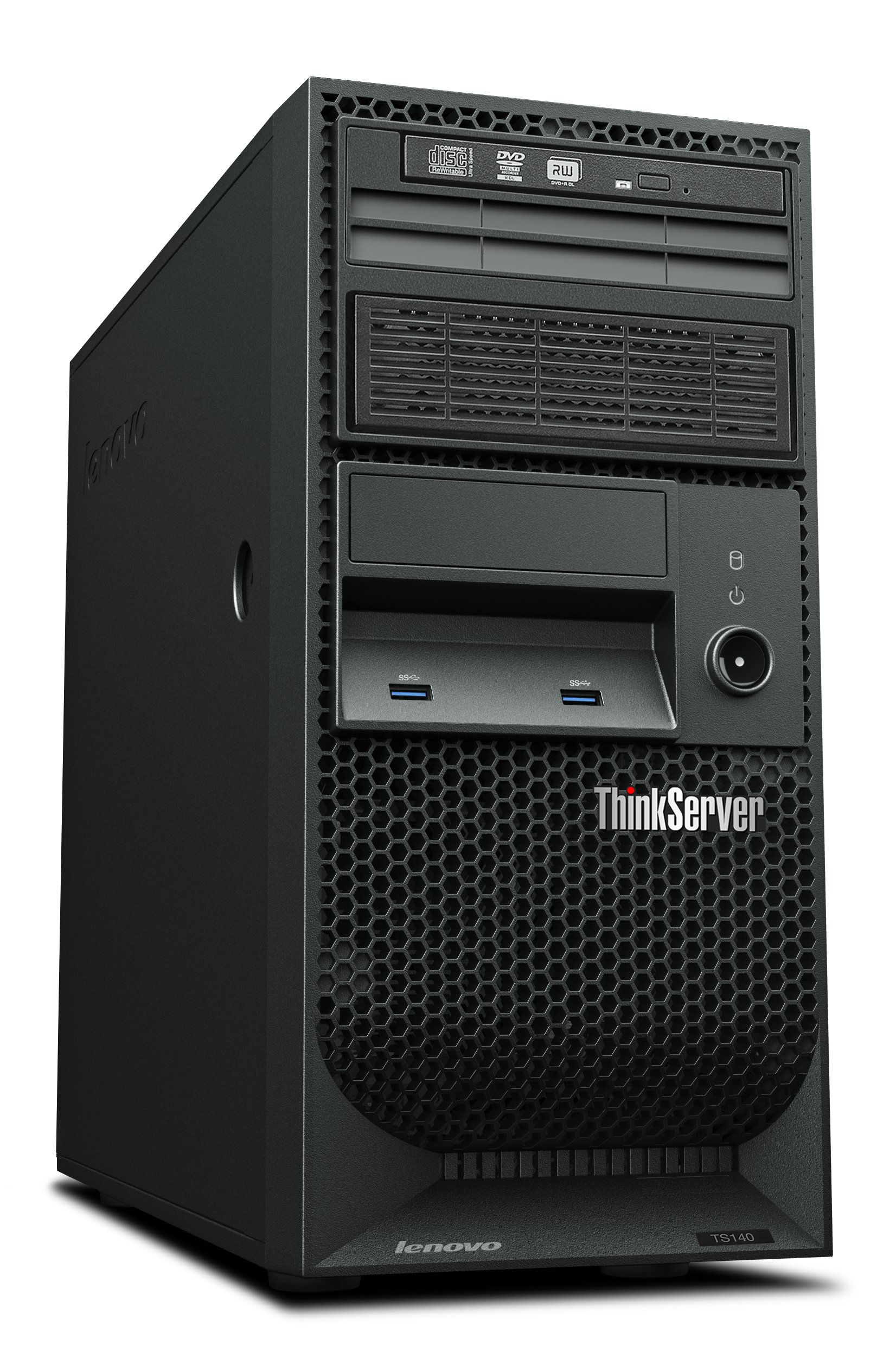 Lenovo ThinkServer TS140 server 0 GB Tower (4U) Intel® Core™ i3 i3-4130 3.4 GHz 4 GB DDR3-SDRAM 280 W