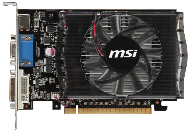 MSI N630-2GD3 graphics card NVIDIA GeForce GT 630 2 GB GDDR3