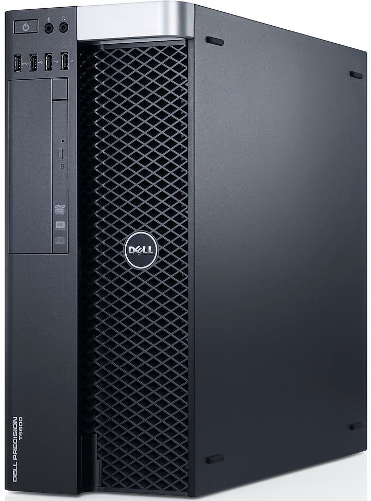 DELL Precision T3600 Intel® Xeon® E5 Family E5-1620 8 GB DDR3-SDRAM 500 GB HDD NVIDIA® Quadro® 600 Windows 7 Professional Desktop Workstation Black