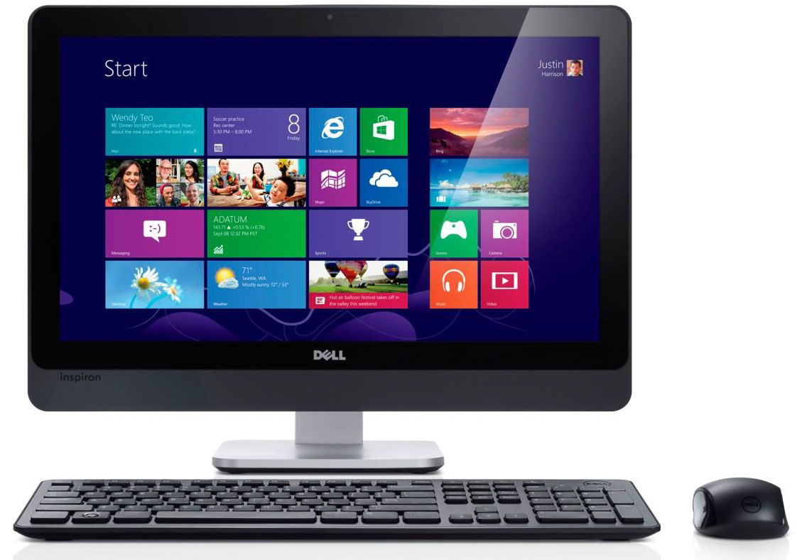 DELL Inspiron One 2330 Intel® Core™ i5 i5-3330S 58.4 cm (23") 1920 x 1080 pixels Touchscreen All-in-One PC 6 GB DDR3-SDRAM 1 TB HDD AMD Radeon HD 7650A Windows 8 Black, Silver
