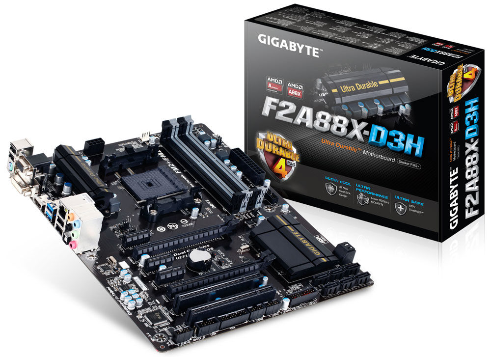 GIGABYTE GA-F2A88X-D3H AMD A88X Socket FM2+ ATX