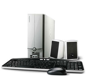Acer eMachines EL1300 AMD Athlon LE-1620 3 GB DDR2-SDRAM 320 GB NVIDIA GeForce 6150 SE Windows Vista Home Basic Micro Tower PC