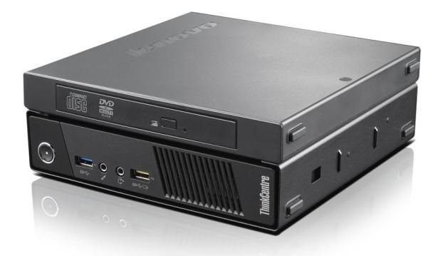Lenovo ThinkCentre M93p Intel® Core™ i5 i5-4570T 4 GB DDR3-SDRAM 500 GB HDD Windows 7 Professional USFF PC Black