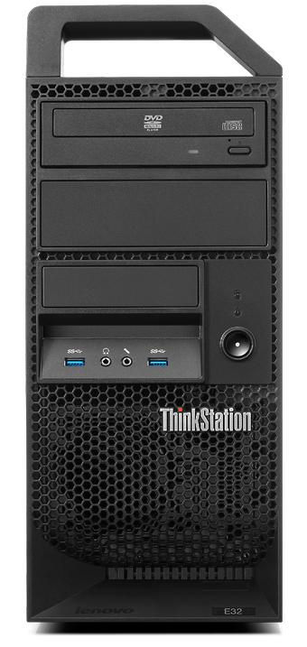Lenovo ThinkStation E32 Intel® Core™ i5 i5-4570 4 GB DDR3-SDRAM 1 TB HDD Windows 7 Professional Mini Tower PC Black