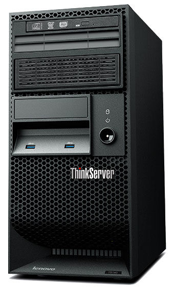 Lenovo ThinkServer TS140 server 1 TB Tower (4U) Intel® Xeon® E3 V3 Family E3-1225V3 3.2 GHz 16 GB DDR3-SDRAM 280 W