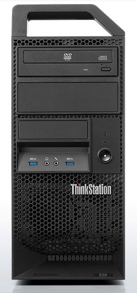 Lenovo ThinkStation E32 Intel® Core™ i5 i5-4670 4 GB DDR3-SDRAM 1 TB HDD NVIDIA® Quadro® 410 Windows 7 Professional Tower Workstation Black