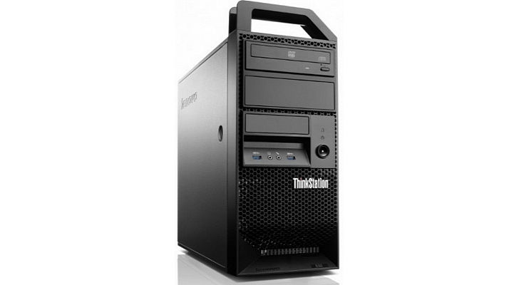 Lenovo ThinkStation E32 Intel® Core™ i5 i5-4670 4 GB DDR3-SDRAM 1 TB HDD Windows 7 Professional Mini Tower Workstation Black