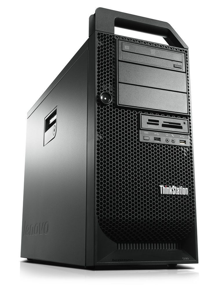 Lenovo ThinkStation D30 Intel® Xeon® E5 Family E5-1660V2 4 GB DDR3-SDRAM 240 GB SSD NVIDIA® Quadro® K2000 Windows 7 Professional Tower Workstation Black