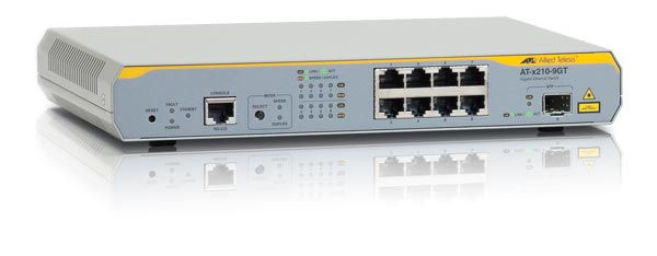 Allied Telesis AT-X210-9GT network switch Managed L2+ Gigabit Ethernet (10/100/1000) Grey