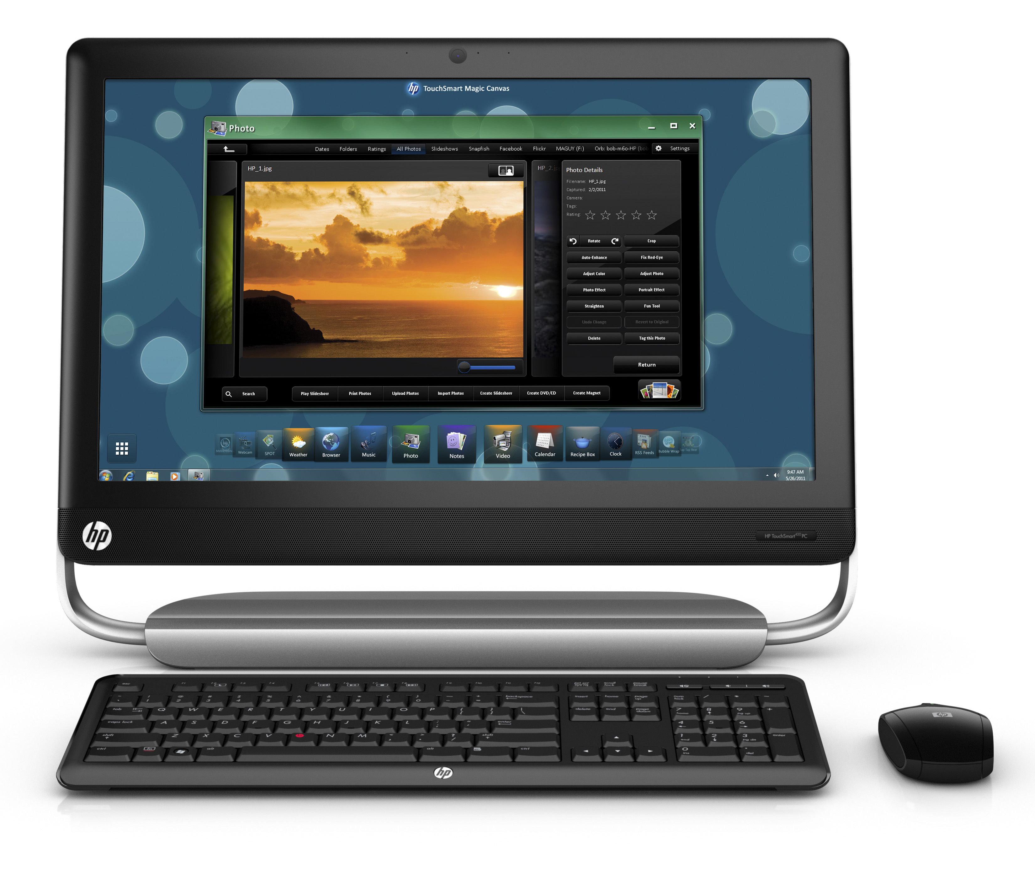 HP TouchSmart 420-1000t CTO Desktop PC