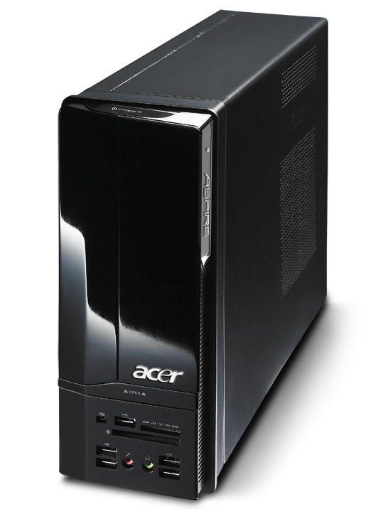 Acer Aspire X1700 Intel® Pentium® E2220 3 GB 320 GB NVIDIA® GeForce® 7100 Windows Vista Home Basic SFF PC