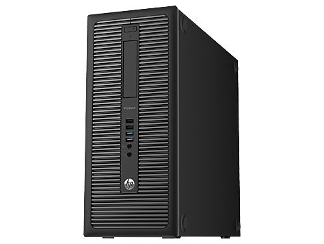 HP ProDesk PC de torre 600 G1 modelo base Intel® Core™ i5 i5-4570 4 GB DDR3-SDRAM 500 GB HDD Windows 7 Professional Micro Tower Black