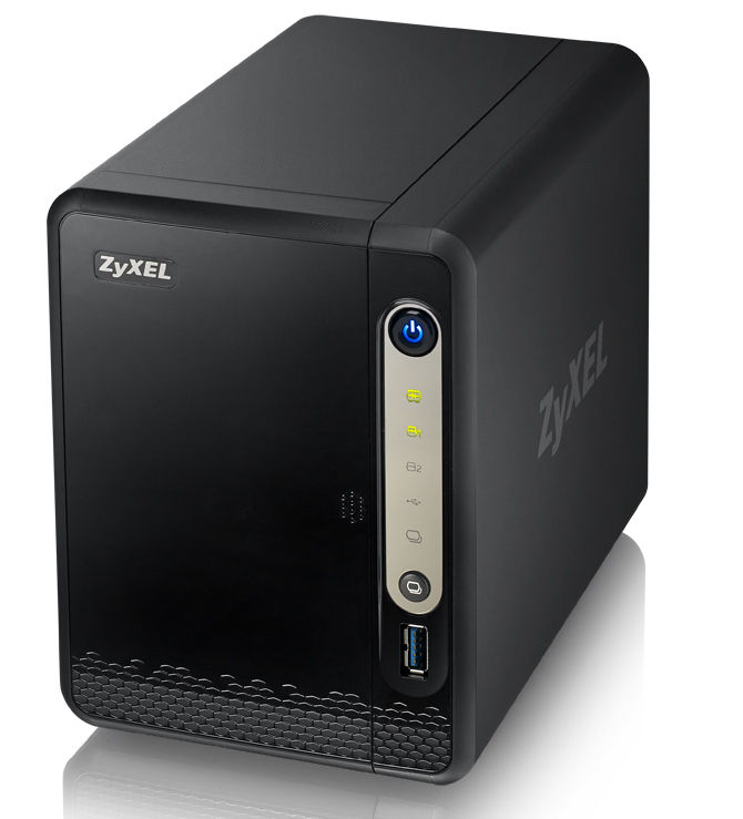 Zyxel NSA325v2 NAS 0.5 GB DDR2 0 TB Black