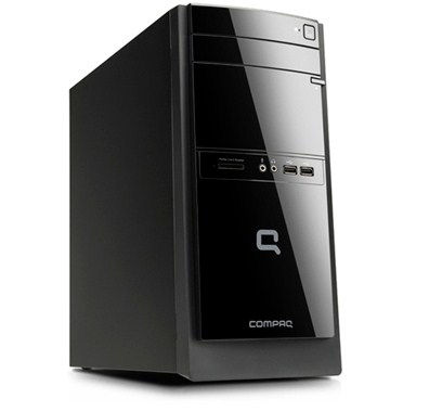 HP Compaq 100-101ES AMD E E1-1500 4 GB DDR3-SDRAM 500 GB HDD Windows 8 SFF PC Black