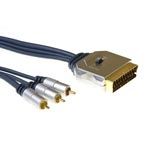 ACT High quality converter cable Scart male - 3x RCA male