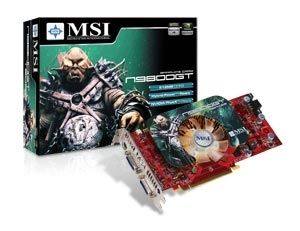 MSI N9800GT-T2D512-OC GeForce 9800 GT GDDR3