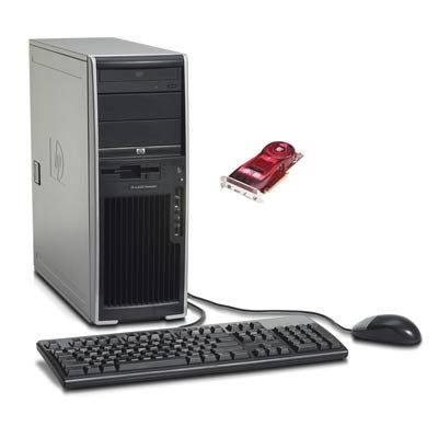 HP xw4600 Workstation Bundel Intel® Core™2 Quad 4 GB DDR2-SDRAM Minitower