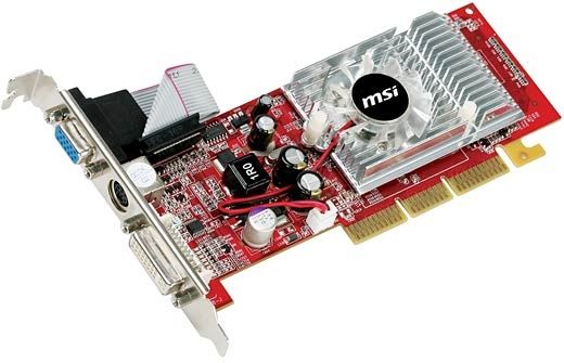 MSI NX6200AX-TD512 graphics card GDDR2
