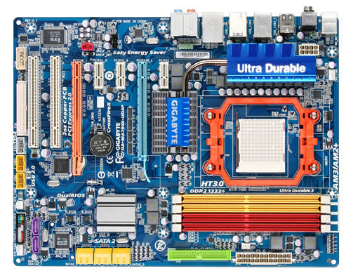 GIGABYTE GA-MA790X-UD4P motherboard AMD 790X Socket AM2 ATX
