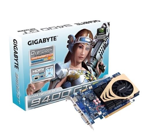 GIGABYTE GV-N94TOC-1GI graphics card GeForce 9400 GT 1 GB GDDR2