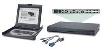 APC AP5606 KVM switch Black