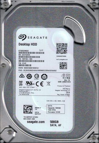 Seagate ST500DM002 500GB Desktop HDD