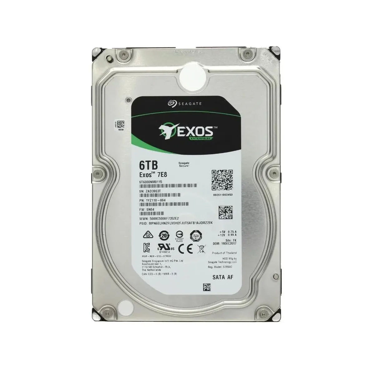 1YZ110-004 - Seagate 6TB 7200RPM SATA 6Gb/s 3.5-in Hard Drive