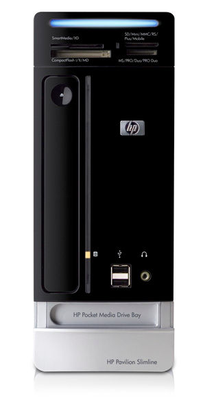 HP Pavilion Slimline s3820nl AMD Athlon X2 5000+ 3 GB DDR2-SDRAM 500 GB NVIDIA® GeForce® G100 Windows Vista Home Premium Micro Tower PC