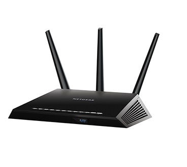 NETGEAR R7000 wireless router Gigabit Ethernet Dual-band (2.4 GHz / 5 GHz) Black