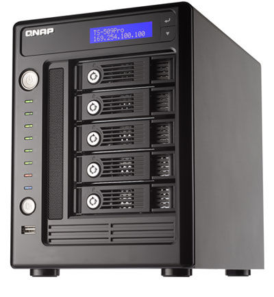 QNAP TS-509 Pro Tower 1 GB DDR2 5 TB