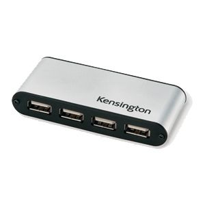 Kensington K33366EU interface hub 480 Mbit/s Black, Silver