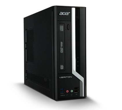 Acer Veriton X 4620G Intel® Core™ i3 i3-3220 4 GB DDR3-SDRAM 500 GB HDD Windows 7 Professional SFF PC Black