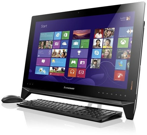 Lenovo IdeaCentre B550 Intel® Core™ i5 i5-4440 58.4 cm (23") 1920 x 1080 pixels Touchscreen All-in-One PC 8 GB DDR3-SDRAM 1 TB HDD+SSD AMD Radeon HD 8570A Windows 8.1 Black