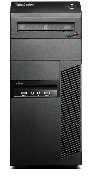 Lenovo ThinkCentre M83 Intel® Core™ i7 i7-4770 4 GB DDR3-SDRAM 500 GB HDD Windows 7 Professional Mini Tower PC Black