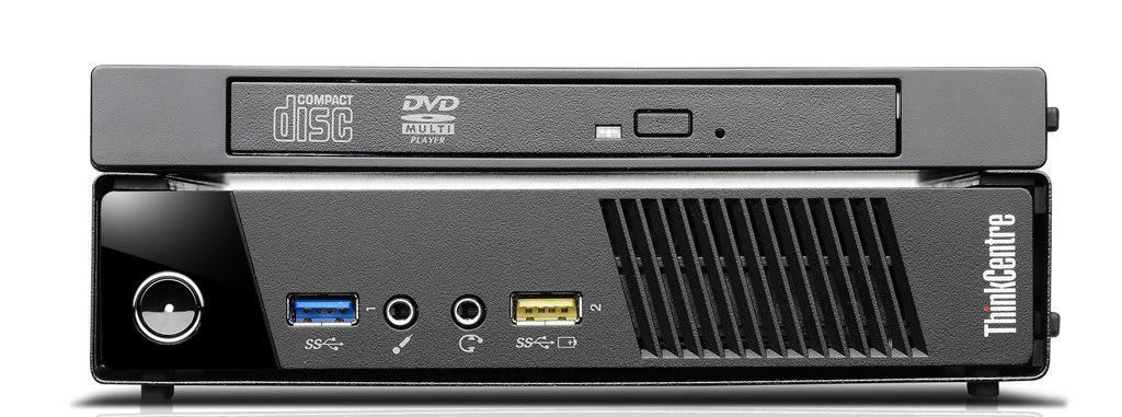 Lenovo ThinkCentre M73 Tiny Intel® Core™ i5 i5-4570T 4 GB DDR3-SDRAM 128 GB SSD Windows 7 Professional USFF Mini PC Black