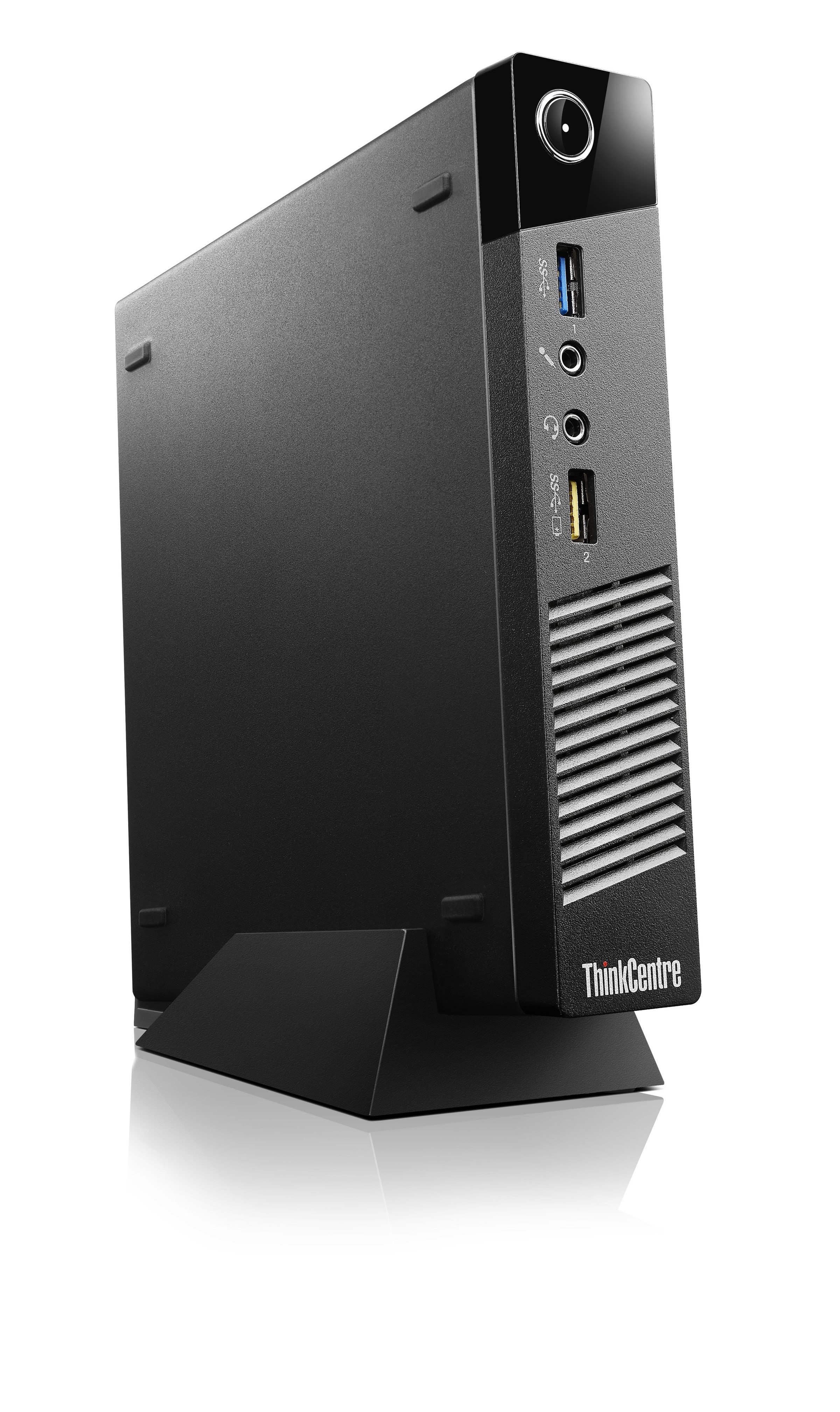 Lenovo ThinkCentre M73 Intel® Core™ i3 i3-4130T 4 GB DDR3-SDRAM 500 GB HDD Windows 7 Professional USFF Mini PC Black