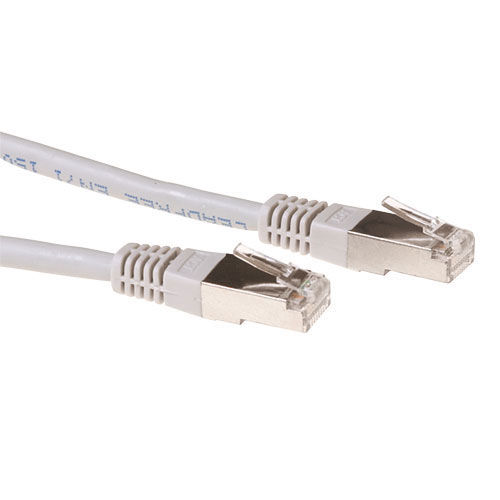 ACT Grey 0.25 meter LSZH SFTP CAT6A patch cable with RJ45 connectors