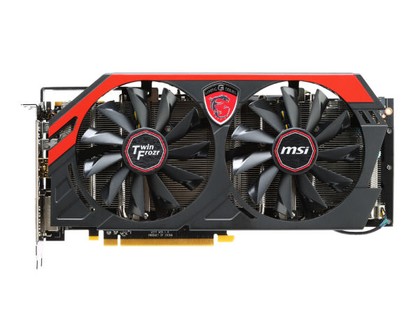 MSI GAMING R9 280X 3G graphics card AMD Radeon R9 280X 3 GB GDDR5
