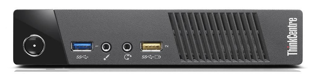 Lenovo ThinkCentre M73 Intel Pentium G G3220T 4 GB DDR3-SDRAM 500 GB HDD Windows 7 Professional USFF PC Black