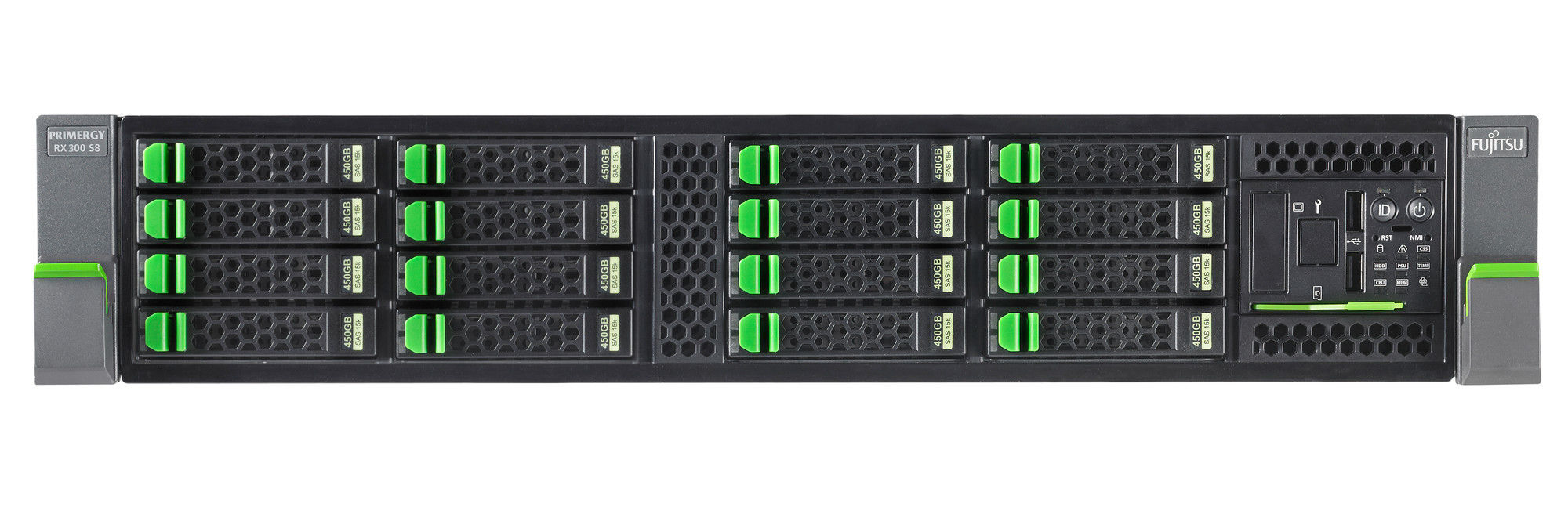 Fujitsu PRIMERGY RX300 S8 server 0 GB Rack (2U) Intel® Xeon® E5 Family E5-2609V2 2.5 GHz 8 GB DDR3-SDRAM 830 W