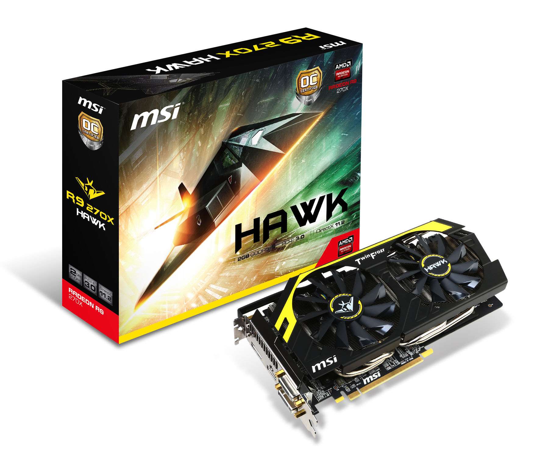 MSI V303-004R graphics card AMD Radeon R9 270X 2 GB GDDR5
