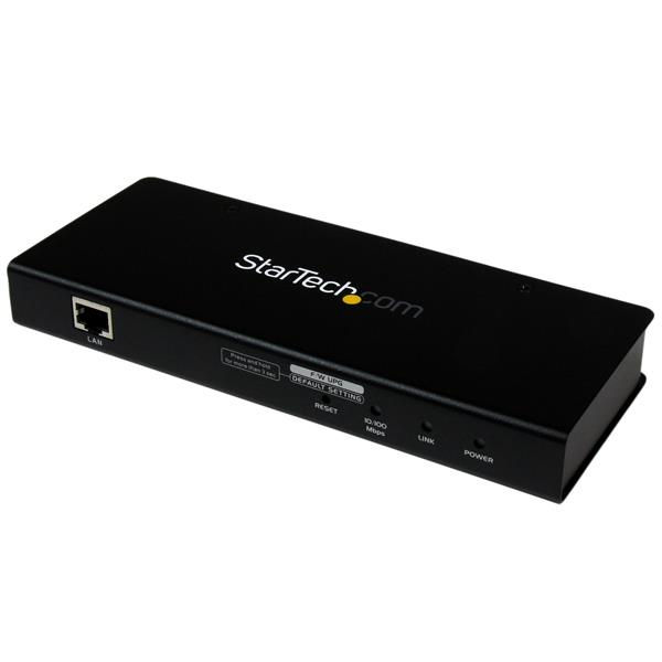 StarTech.com 1 Port USB PS/2 Server Remote Control IP KVM Switch with Virtual Media