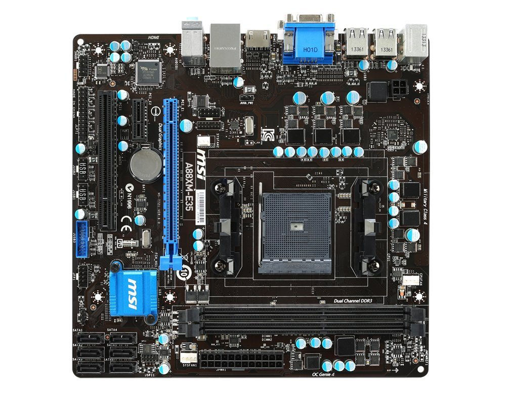 MSI A88XM-E35 AMD A88X Socket FM2+ micro ATX