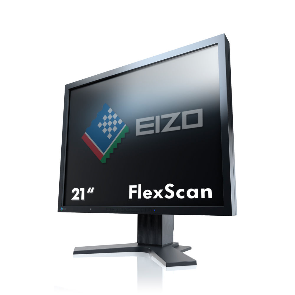 EIZO FlexScan S2133-BK computer monitor 54.1 cm (21.3") 1600 x 1200 pixels UXGA LED Black