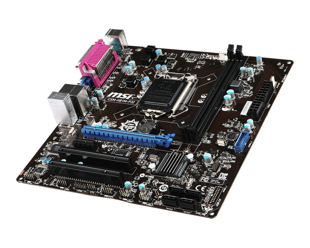 MSI CSM-H81M-P32 Intel® H81 LGA 1150 (Socket H3) micro ATX