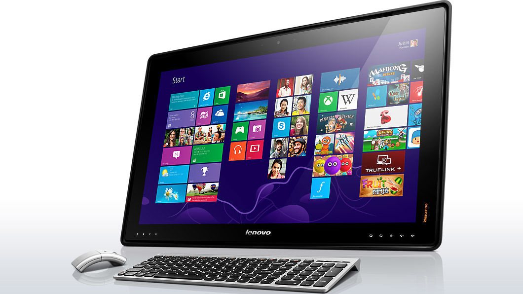 Lenovo IdeaCentre Horizon 27 Intel® Core™ i5 i5-3337U 68.6 cm (27") 1920 x 1080 pixels Touchscreen All-in-One PC 8 GB DDR3-SDRAM 1 TB Hybrid-HDD NVIDIA® GeForce® GT 620M Windows 8 Wi-Fi 4 (802.11n) Black, Silver