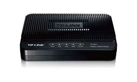 TP-Link TD-8810 wireless router Fast Ethernet Black, White