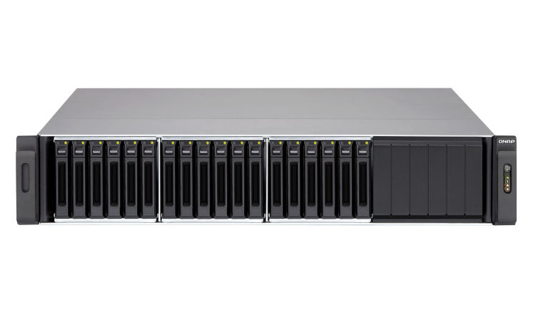 QNAP SS-EC1879U-SAS-RP NAS/storage server Rack (2U) Intel® Xeon® E3 V2 Family E3-1245V2 8 GB DDR3 Black, Metallic